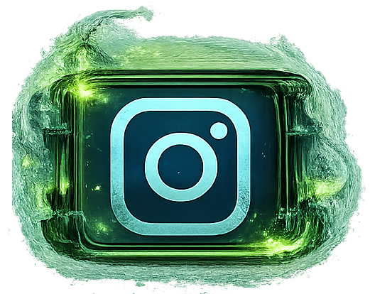 Instagram logo button