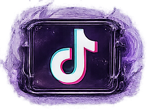 Tiktok logo button